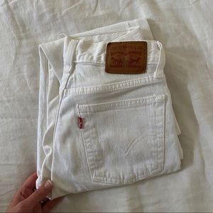 Levi’s White Jeans